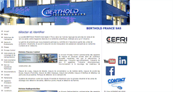 Desktop Screenshot of france.berthold.com