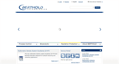 Desktop Screenshot of berthold.com