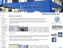 Tablet Screenshot of berthold.fr