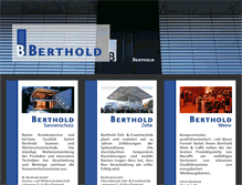 Tablet Screenshot of berthold.cc